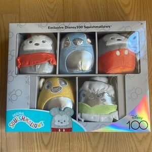 Exclusive, Disney 100 squishmallows box, set of five